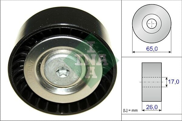 Mercedes W204 C218 W212 W447 V Kayış Gergi Rulmanı A6512000370