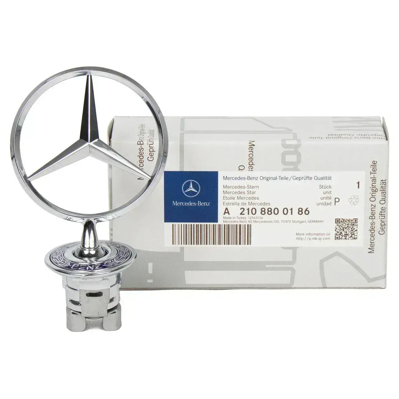 Mercedes C Serisi W202 Orijinal Kaput Yıldızı Komple A2108800186