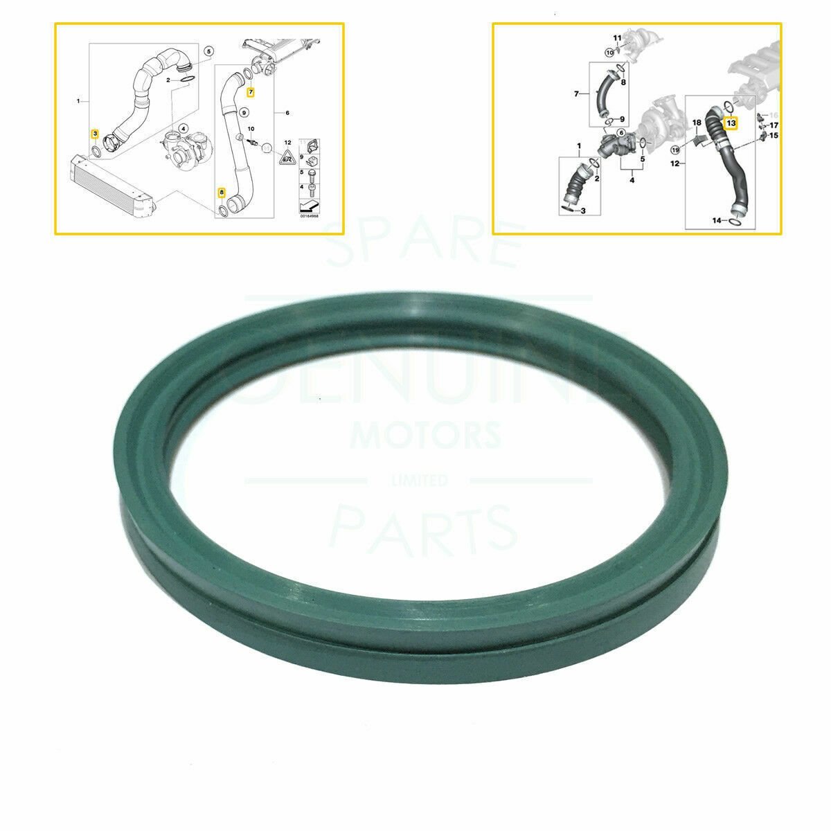 Bmw M57N2 N57N Turbo Hortum Contası Orijinal 11617790547