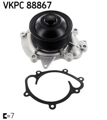 Mercedes C Serisi W203 W204 E Serisi W211 W212 GL Serisi X164 GLK Serisi X204 ML Serisi W164 Devirdaim Su Pompası OM642 A6422002201