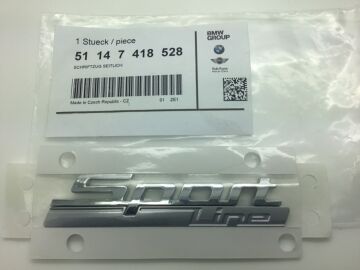 Bmw F20 F30 F32 F33 F36 Sport Line Yazısı Orijinal 51147418528