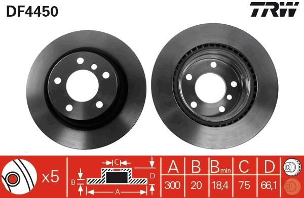 Bmw 3 Serisi E90 F30 Fren Diski Arka Takım 34216855007