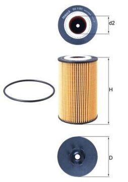 Mercedes C Serisi W204 E Serisi W212 S Serisi W221 Yağ Filtresi M156 M159 A0001803009