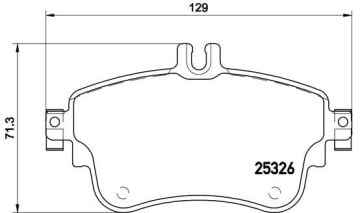 Mercedes Benz W176 W246 Ön Fren Balatası A0084200420