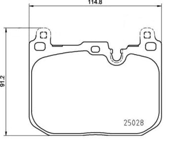 Bmw 1 Serisi F40 Mini Countryman F60 Mini Cooper F55 Fren Balatası Ön 34106889266