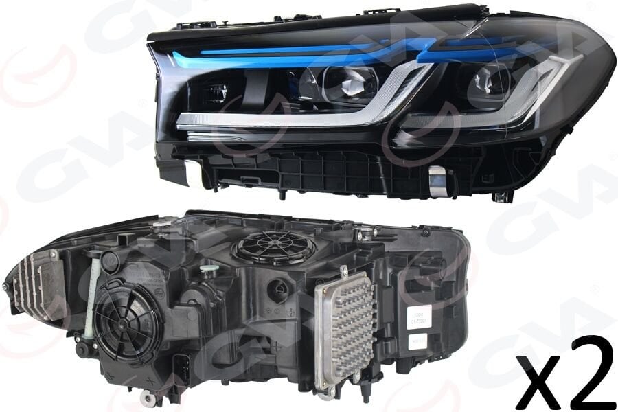 BMW G30 KOMPLE FAR SET SAĞ SOL LAZER BEYİNLER ÜZERİNDE 17-19
