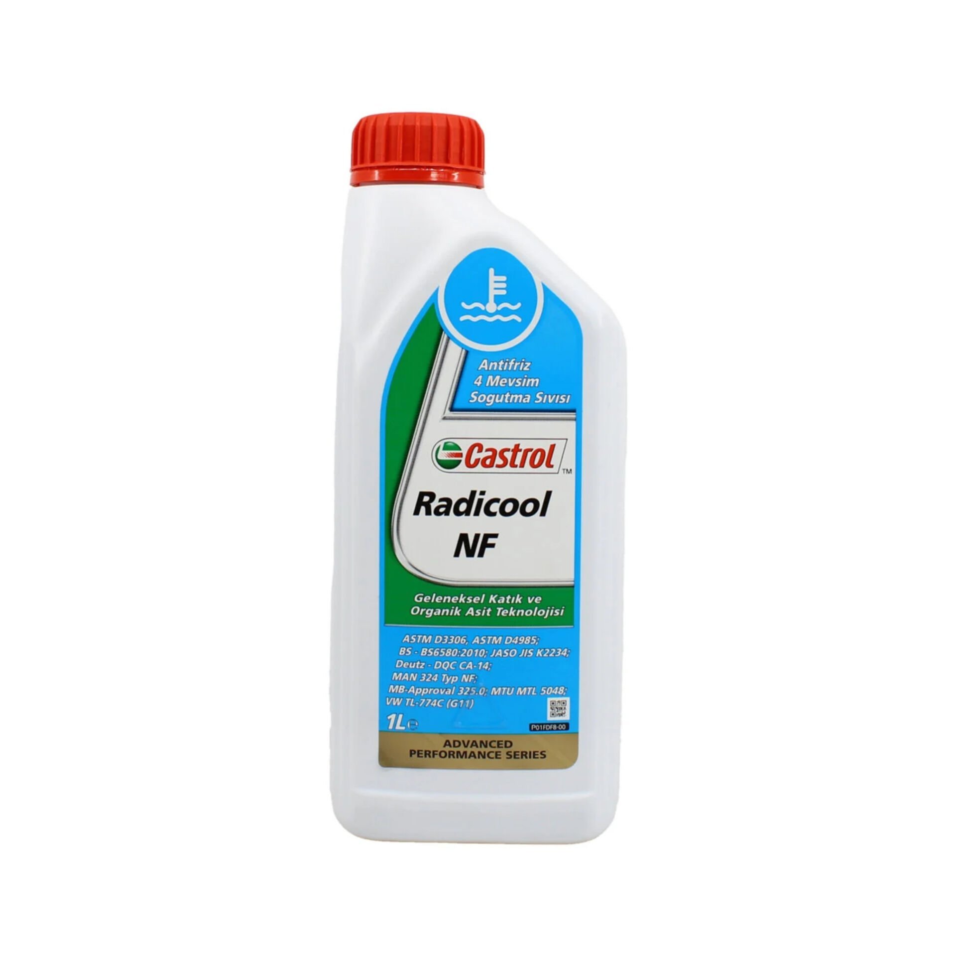 Castrol NF Mavi Antifriz 1 Litre (15102ANF) – BMW Uyumlu NF Onaylı