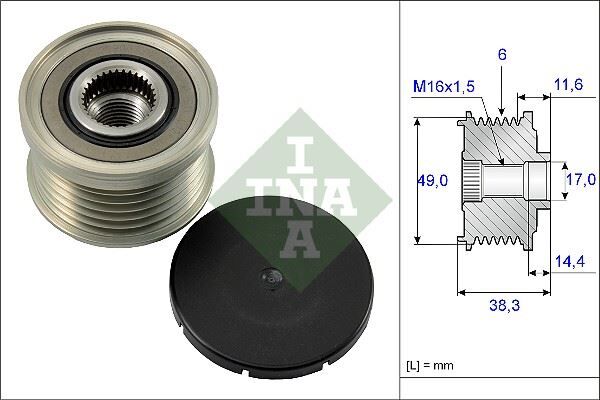 Bmw 3 Serisi E90 Alternatör Kasnağı 12317570152