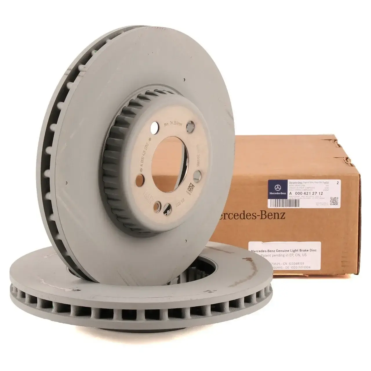 Mercedes E Serisi W213 E200 Ön Fren Disk Takımı Orijinal A0004212712