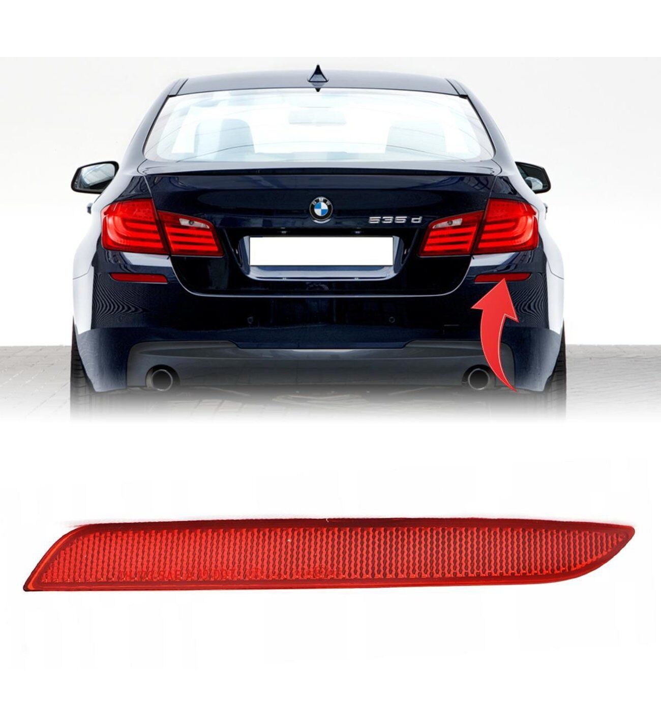 Bmw 5 Serisi F10 Arka Sağ Reflektör M Tech 2010-2013 63147842956