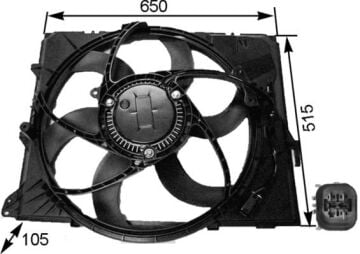 Bmw 3 Serisi E90 E92 E93 Fan Motoru N43 N45 N46 N52 17117590699