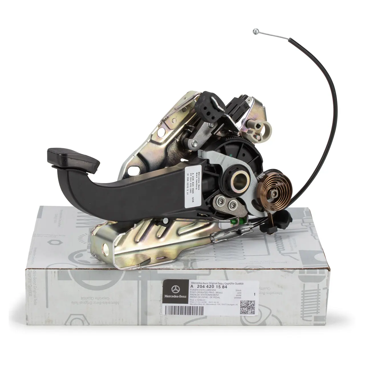 Mercedes C Serisi W204 Kasa Ayak El Fren Pedalı Komple Orijinal A2044201584