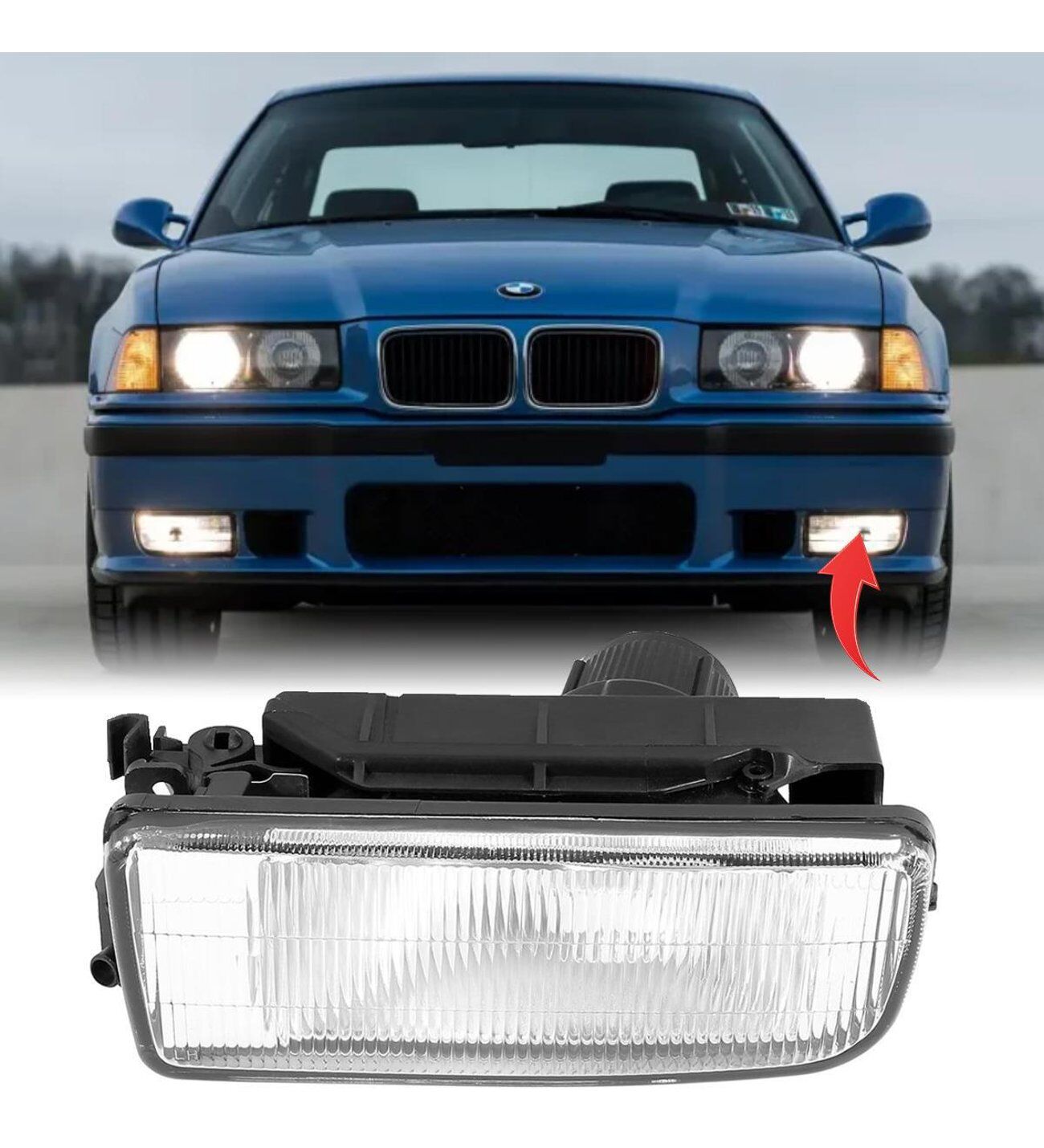 Bmw 3 Serisi E36 Sis Farı Sol 63178357389