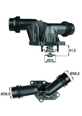 Bmw E46 Kasa 320d M47 Motor Termostat Komple 11532247019