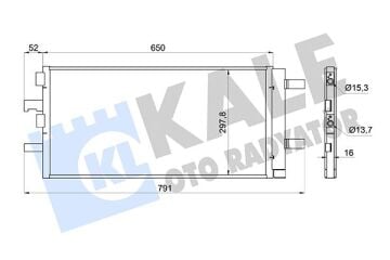 Bmw 1 Serisi F40 2 Serisi F45 F46 X1 F48 X2 F39 Klima Radyatörü B37 B47 64539271207