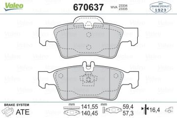 Mercedes E Serisi W211 W212 S Serisi W220 W221 Fren Balatası Arka A0054209320