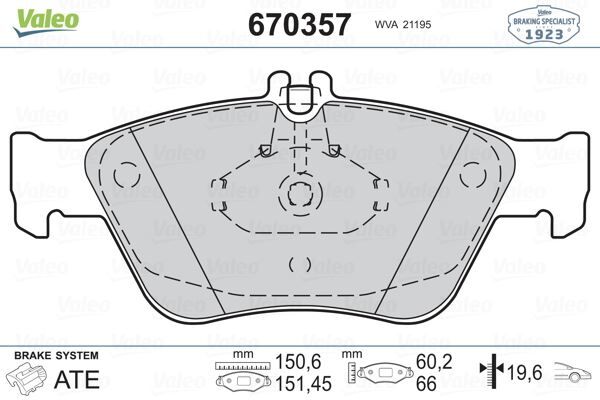 Mercedes Benz E Serisi W210 Fren Balatası Ön A0054204720