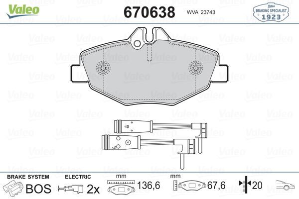 Mercedes Benz E Serisi W211 Fren Balatası Ön A0034209920