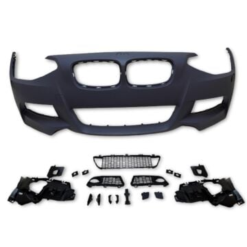 Bmw 1 Serisi F20 F21 Komple Tampon Ön Far Yıkamalı PDC'li M-Tech 2011-2014