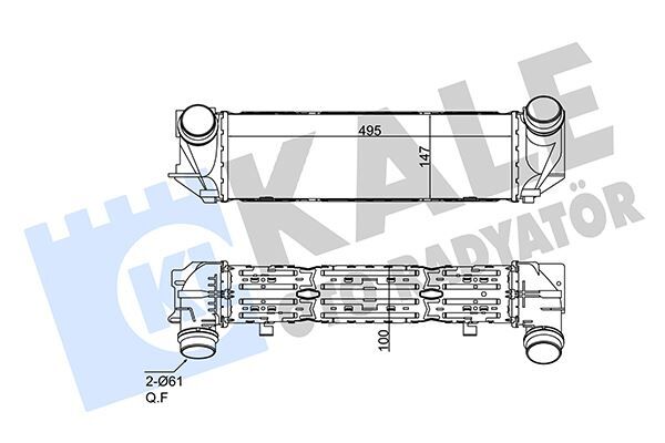 Bmw 5 Serisi F10 N53 N20 Turbo Radyatörü 17117618768
