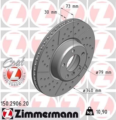 Bmw 1 Serisi F20 2 Serisi F22 3 Serisi F30 4 Serisi F32 F36 Fren Diski Ön M-Spor Paket Delikli 34106797602