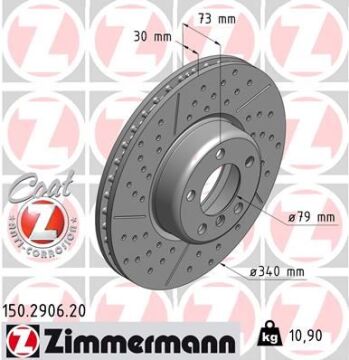 Bmw 1 Serisi F20 2 Serisi F22 3 Serisi F30 4 Serisi F32 F36 Fren Diski Ön M-Spor Paket Delikli 34106797602