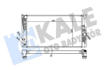 Bmw 5 Serisi F10 Motor Su Radyatörü N20 17118672011