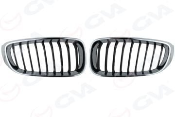 Bmw 3 Serisi F34 GT Gran Turismo Ön Panjur Siyah Sport Set LCI 51137294807-08
