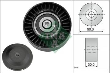 Bmw 3 Serisi E90 E92 V Kayış Gergi Rulmanı 11287557851