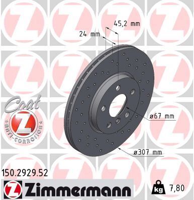Bmw 1 Serisi F40 2 Serisi F44 F45 Fren Diski Ön Delikli Takım 34116799351