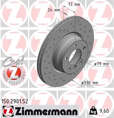 Bmw 3 Serisi F30 Ön Fren Diski Delikli 34116792221 0986479A06