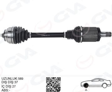 Bmw 7 Serisi F01 F02 Komple Aks Ön Sol Otomatik Şanzıman xDrive 31607606027