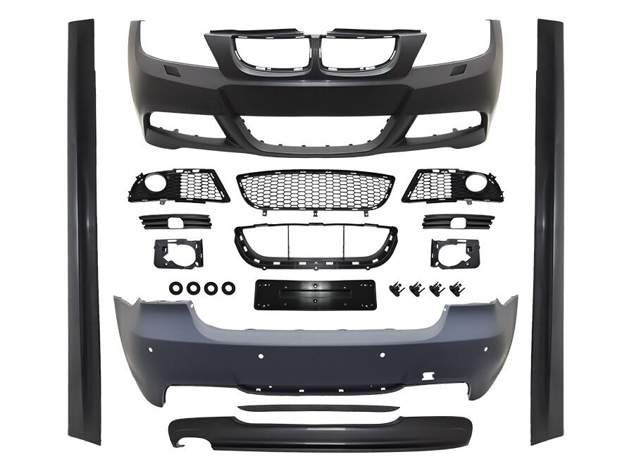 BMW E90 KOMPLE ÖN ARKA DOLU TAMPON SETİ MTECH 05-08