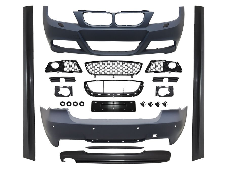 BMW E90 LCİ ÖN ARKA KOMPLE DOLU TAMPON SETİ MTECH 08-11