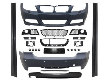 BMW E90 LCİ ÖN ARKA KOMPLE DOLU TAMPON SETİ MTECH 08-11