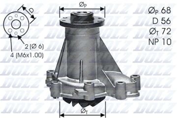 Mercedes C Serisi W202 E Serisi W210 Devirdaim Su Pompası OM601 OM606 A6052000820