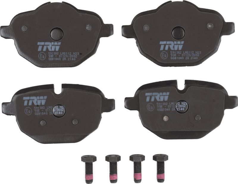 Bmw 5 Serisi F10 G30 X2 F14 X4 F26 Fren Balatası Arka 34216862202