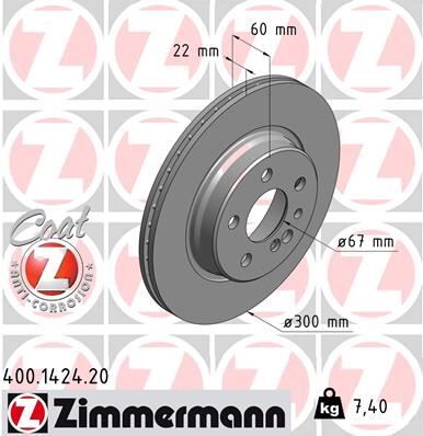 Mercedes S Serisi W140 W220 Fren Diski Arka A1404230412