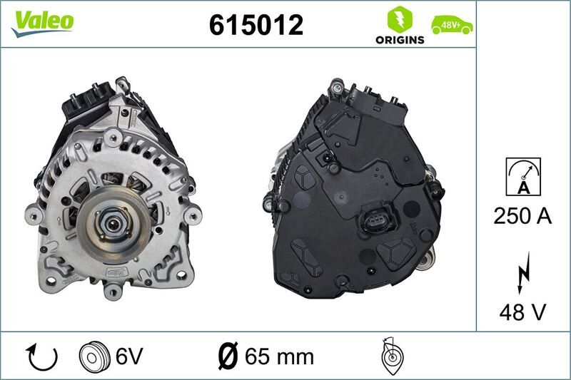 Alternatör 48V 250A VW Golf 8 Audi A3 Leon Octavia Passat Tiguan T-Roc 1.0 TSI 1.5 TSI 2020- 05E903018G