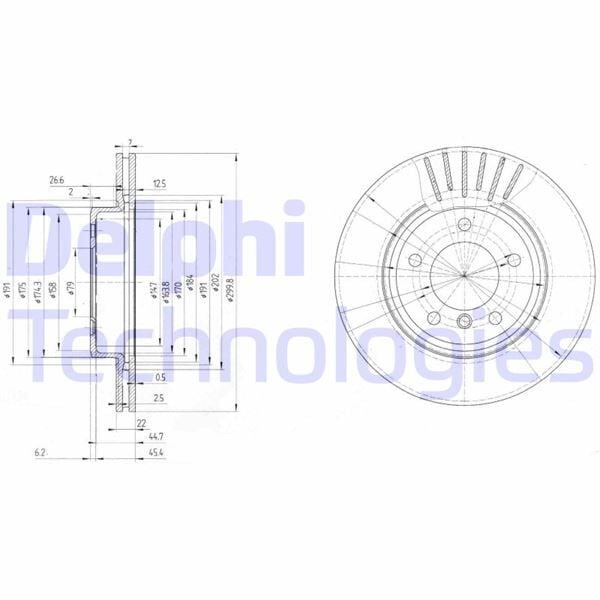 Bmw 3 Serisi E46 Fren Diski Ön Takım 99-04 34116864058