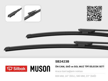 Bmw 5 Serisi E60 Silecek Süpürgesi Muz Tipi 600/580mm