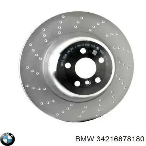 Bmw 5 Serisi G30 Fren Diski Hava Delikli Arka Sağ 34216878180