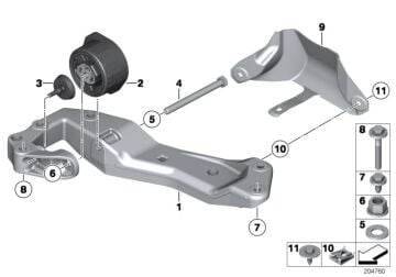 Bmw 5 Serisi F10 Şanzıman Traversi Orijinal 22326777615