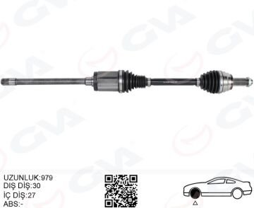 Bmw X5 E70 F15 X6 E71 F16 Komple Aks Ön Sağ 973mm 31607607938