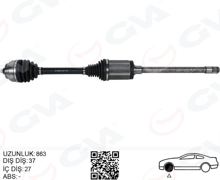 Bmw 5 Serisi F10 Komple Aks Ön Sağ xDrive 863mm 31607618680