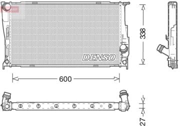 Bmw 3 Serisi E90 E92 E93 335i N54 N55 Motor Su Radyatörü 17117547059