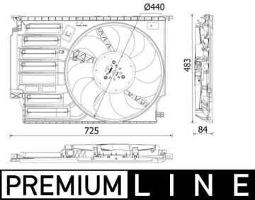 Bmw 1 Serisi F40 2 Serisi F44 F45 F46 X1 F48 Radyatör Fanı 17428645860
