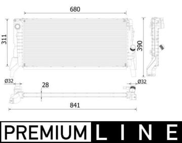 Bmw 2 Serisi F45 F46 X1 F48 X2 F39 Motor Su Radyatörü 17117617637