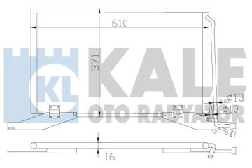 Mercedes E Serisi W210 Klima Radyatörü OM611 M111 A2108300370