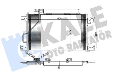 Mercedes C Serisi W203 Klima Radyatörü M271 OM611 M272 A2035000854